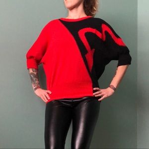 Krizia Maglia Italian Vintage 80’s devil sweater